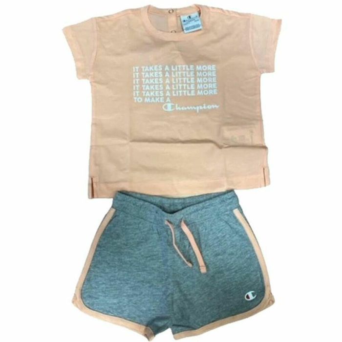 Conjunto Deportivo para Niños Champion Baby Beige Beige 0 Conjunto Deportivo para Niños Champion Baby Beige Beige 0