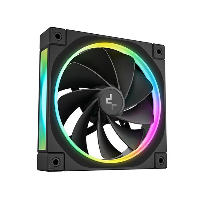 Deepcool FL12R Ventilador de Caja 120mm Negro ARGB PWM | Refrigeración Eficiente para PC Gaming | 55 CFM, 450-2365 RPM, 33.9 dB 4