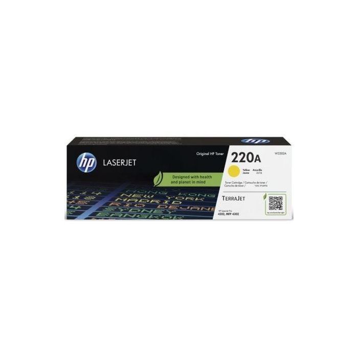 HP Toner Amarillo 220A para LaserJet Pro 4202De, 4202Dn, 4202Dw, 4202Dwe, 4302Dw, 4302Dwe, 4302Fdn