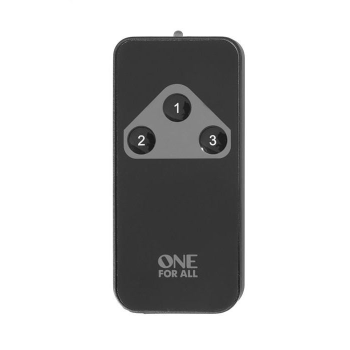 One For All SV1630 CONMUTADOR HDMI FULL HD - 3 dispositivos para 1 entrada de TV HDMI 3 One For All SV1630 CONMUTADOR HDMI FULL HD - 3 dispositivos para 1 entrada de TV HDMI 3