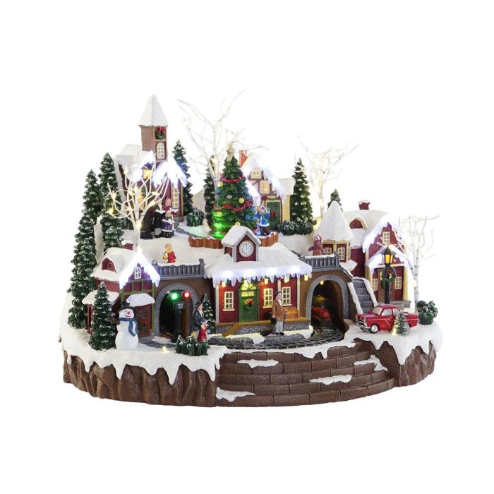 Ciudad Navidad Tradicional DKD Home Decor Multicolor 35 x 33 x 47 cm