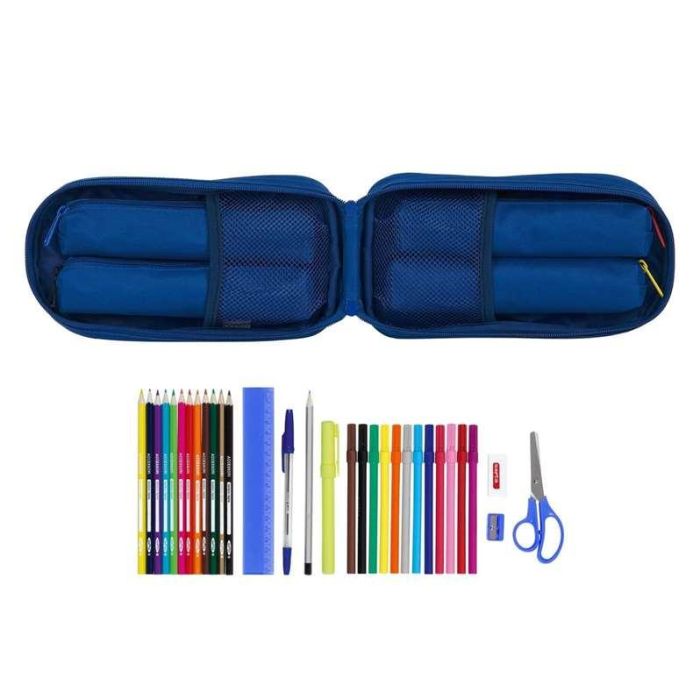 Plumier Mochila BlackFit8 M747 Azul oscuro 12 x 23 x 5 cm (33 Piezas) Plumier Mochila BlackFit8 M747 Azul oscuro 12 x 23 x 5 cm (33 Piezas)