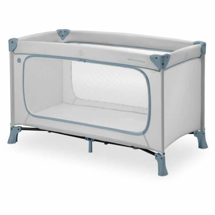 Hauck HAU1731647197993 Cuna de viaje Dream N Play Plus 60 x 120 cm. Desde el nacimiento, plegable, Menta polvorienta
