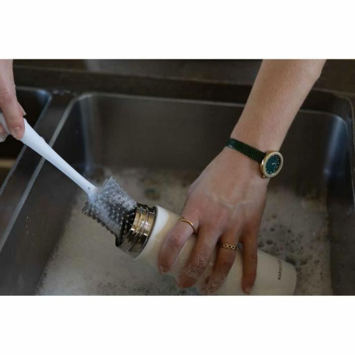 Nuby Cepillo Biberón y Tetina 2 en 1 con Soporte Higiénico NUB0048526993925 1