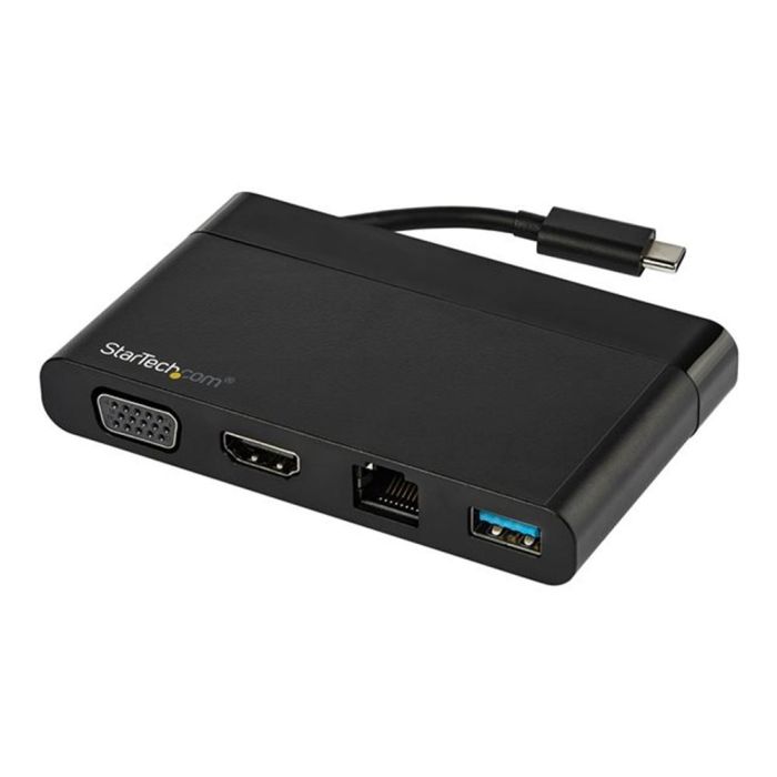 StarTech.com Adaptador Multipuertos USB-C 4K con HDMI, VGA y Ethernet para Portátiles, Ultrabooks y Tablets