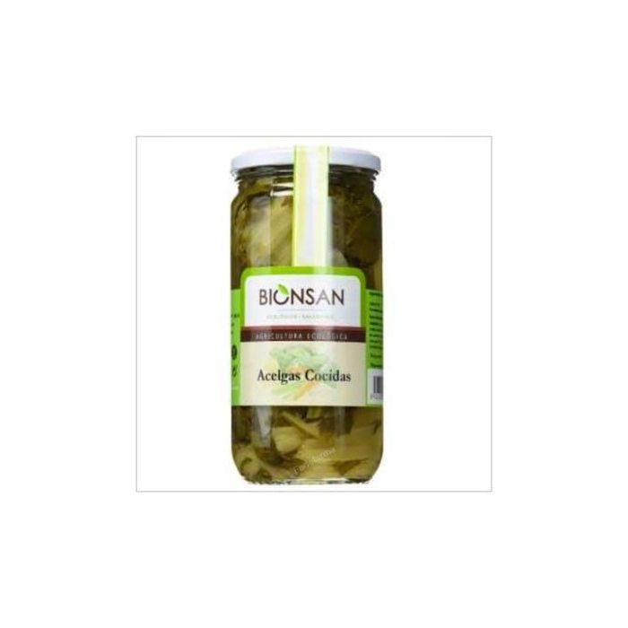 BIONSAN Acelga Cocida ecológica 520g, vegana, rica en fibra y vitaminas