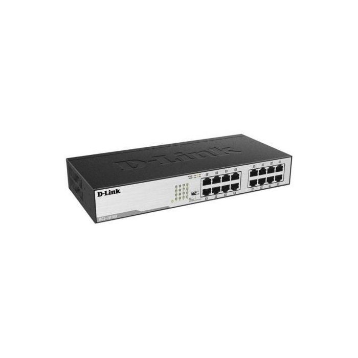 D-Link DGS-1016D/E Switch Gigabit 16 Puertos RJ-45 10/100/1000 Mbps con Ahorro de Energía D-Link Green y Diseño de Sobremesa 0 D-Link DGS-1016D/E Switch Gigabit 16 Puertos RJ-45 10/100/1000 Mbps con Ahorro de Energía D-Link Green y Diseño de Sobremesa 0