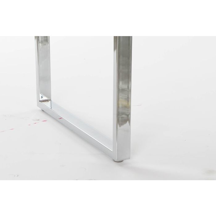 DKD Home Decor Escritorio Moderno Blanco Plateado 120x55x76 cm 1