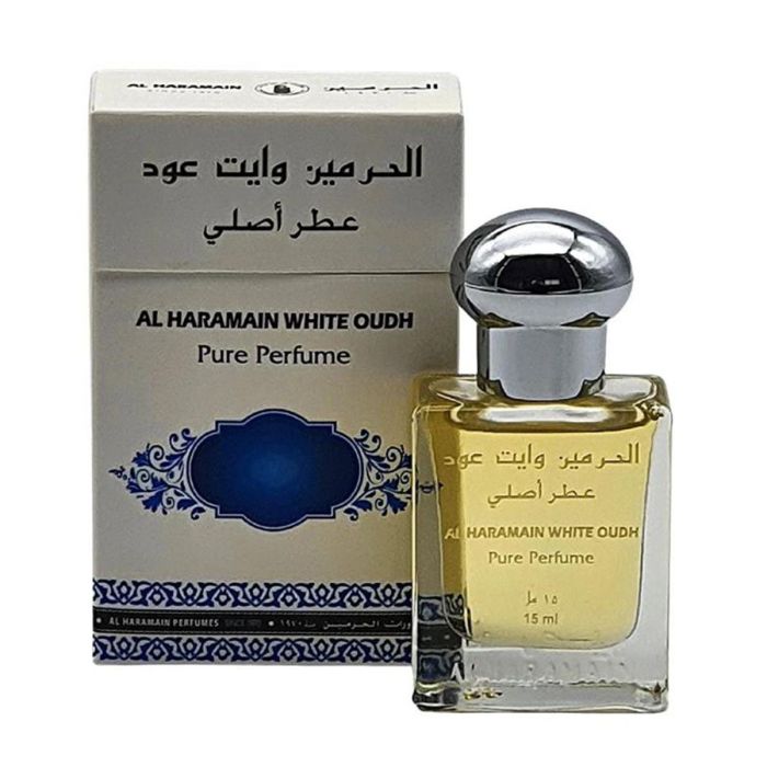 Al Haramain White oudh perfume puro roll-on 15 ml