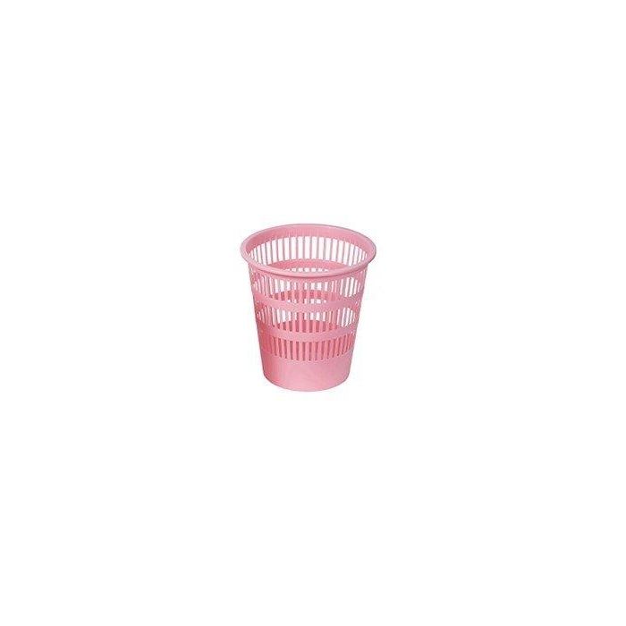Papelera Plastico Rejilla Faibo 12 L Rosa Pastel