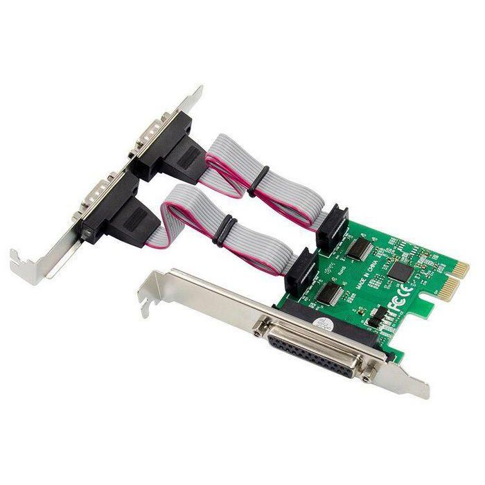 ProXtend PX-SP54997 Tarjeta de Expansión PCIe Serie y Paralelo con 2 Puertos RS232 para PC de Escritorio 1 ProXtend PX-SP54997 Tarjeta de Expansión PCIe Serie y Paralelo con 2 Puertos RS232 para PC de Escritorio 1