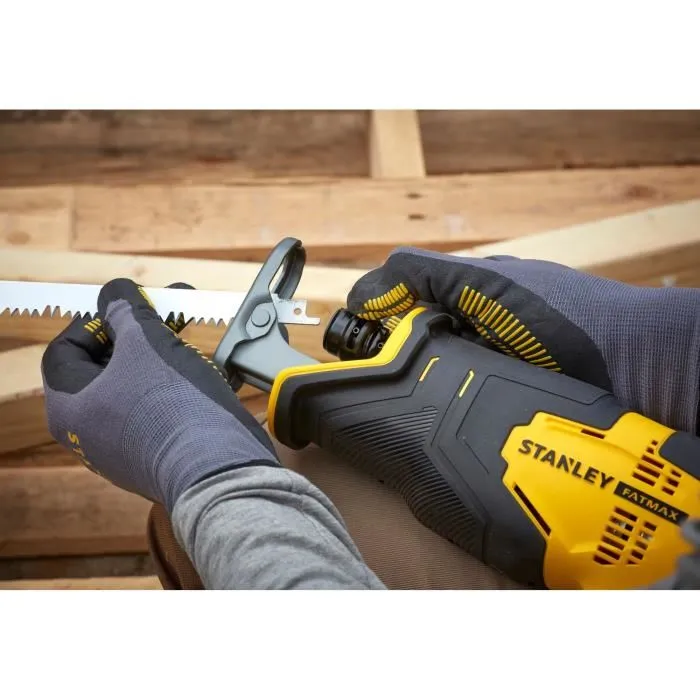 Stanley Fatmax SFMCS300D2K-QW Sierra de Vaivén Inalámbrica 18V Profundidad de Corte 300 mm con 2 Baterías 2 Ah y Cargador 4