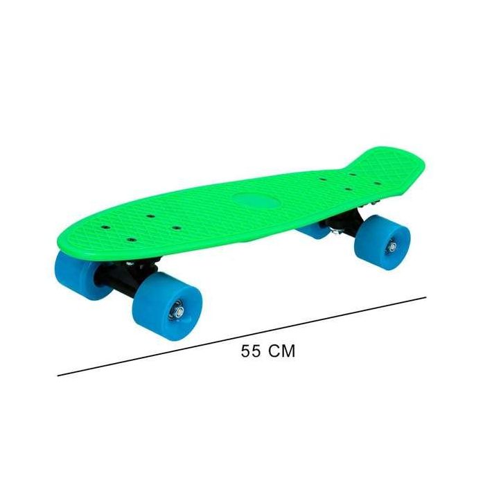 Monopatin de plastico con eje de plástico y rueda pvc soporta 50 kg 55 x 12 cm - modelos surtidos 4 Monopatin de plastico con eje de plástico y rueda pvc soporta 50 kg 55 x 12 cm - modelos surtidos 4
