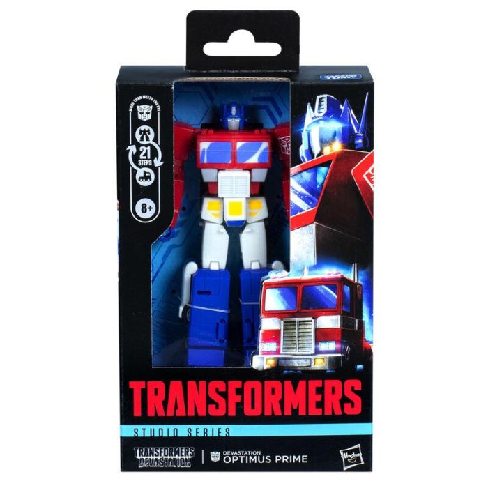 Hasbro Figura Transformers Devastation Optimus Prime Studio Series Deluxe Class Coleccionable Inspirada en Videojuego