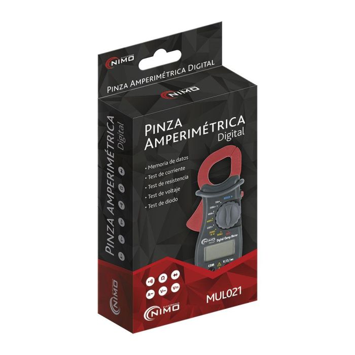 Nimo Pinza Amperimétrica Multifunción 400A CA Mul021 - 3/4 Dígitos, Auto Rango, Protección Sobrecarga 2 Nimo Pinza Amperimétrica Multifunción 400A CA Mul021 - 3/4 Dígitos, Auto Rango, Protección Sobrecarga 2