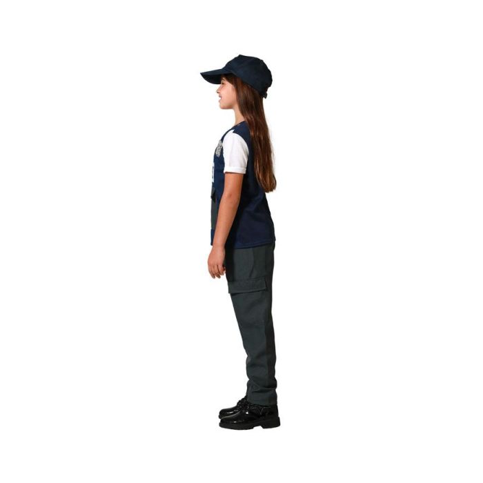 Disfraz Policia Chaleco Azul Niña Infantil 5-6 Años 1 Disfraz Policia Chaleco Azul Niña Infantil 5-6 Años 1