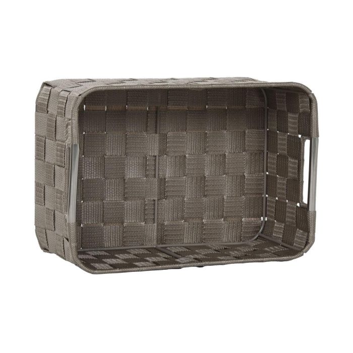 Juego de Cestas Home ESPRIT Verde Gris Crema Metal Polipropileno (3 Piezas) (3 Unidades) 1