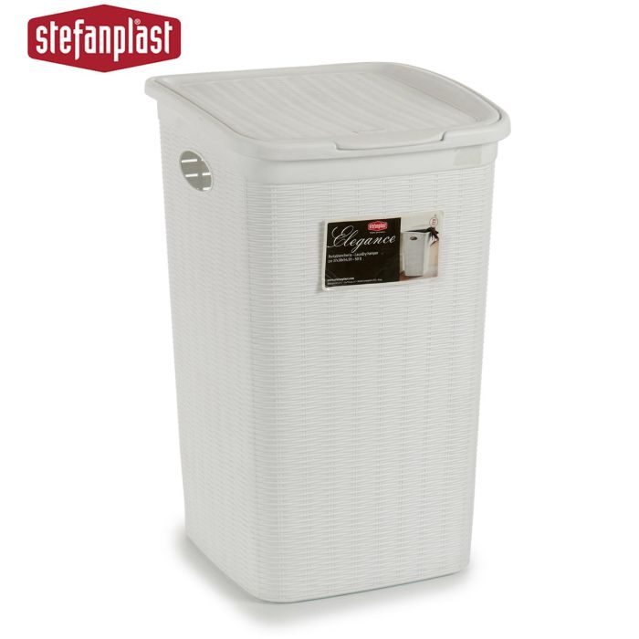 Pongotodo Elegance 50L Blanco Stefanplast 36X54CM (6 Unidades) 1 Pongotodo Elegance 50L Blanco Stefanplast 36X54CM (6 Unidades) 1