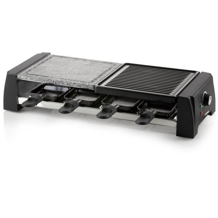 DOMO DO9190G Raclette máquina 8 personas - Negro 2 DOMO DO9190G Raclette máquina 8 personas - Negro 2