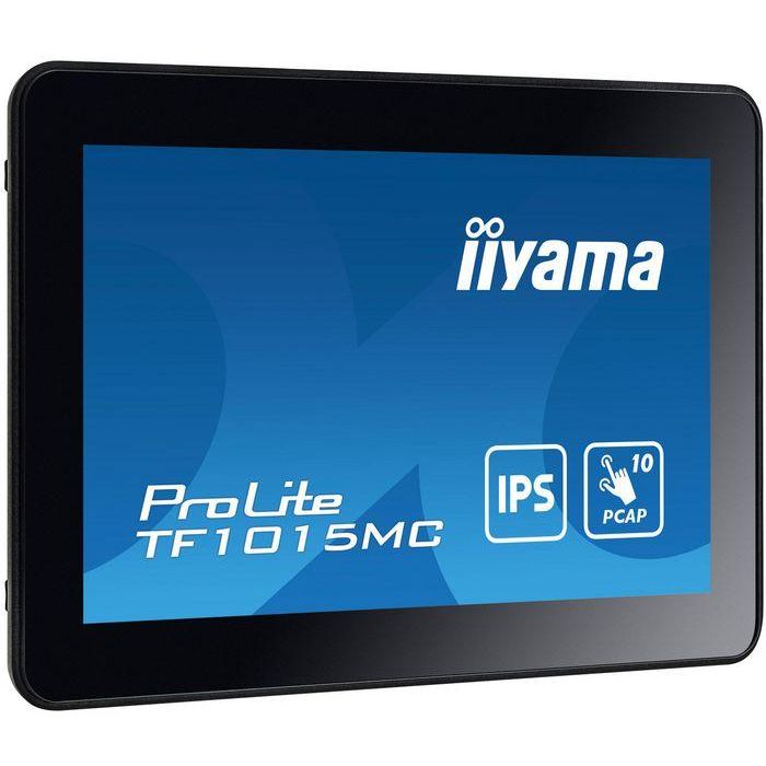 iiyama TF1015MC-B3 Monitor Táctil 10.1" HD (1280x800) IPS Multi-Touch HDMI DP USB Negro 6