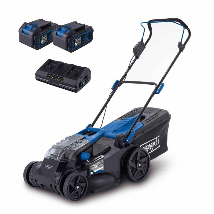 Scheppach Cortacésped inalámbrico BC-MP430-X SET XL2 Corte de 43 cm 20V IXES con batería y cargador