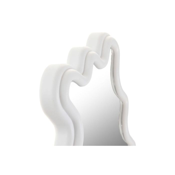 Espejo de pared Home ESPRIT Blanco Urbano 22 X 2 X 35 CM 5 Espejo de pared Home ESPRIT Blanco Urbano 22 X 2 X 35 CM 5