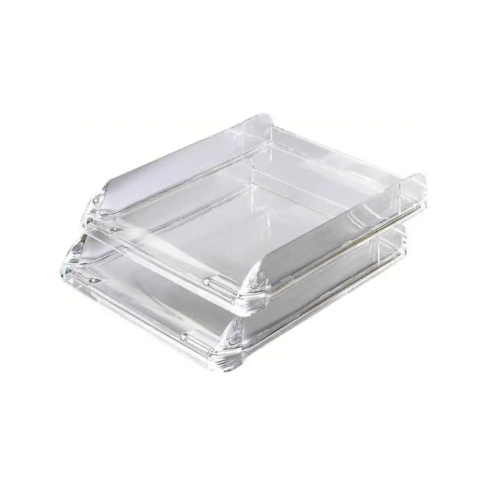 Rexel Bandeja sobremesa plastico nimbus cristal transparente 274x66x340 mm