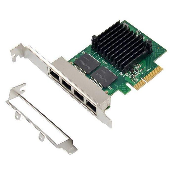 ProXtend PCIe X4 Quad RJ45 Gigabit Ethernet NIC ProXtend PCIe X4 Quad RJ45 Gigabit Ethernet NIC