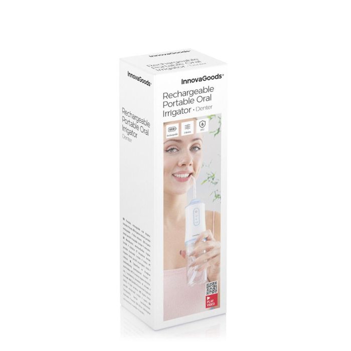 Irrigador Dental Recargable Portátil Denter InnovaGoods 1 Irrigador Dental Recargable Portátil Denter InnovaGoods 1