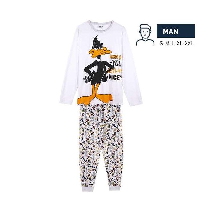 Pijama Looney Tunes Gris (Adultos) Hombre S 1