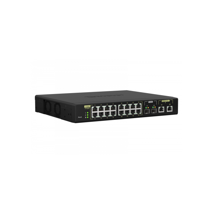QNAP QSW-M2116P-2T2S switch Gestionado L2 Energía sobre Ethernet (PoE) Negro 3 QNAP QSW-M2116P-2T2S switch Gestionado L2 Energía sobre Ethernet (PoE) Negro 3