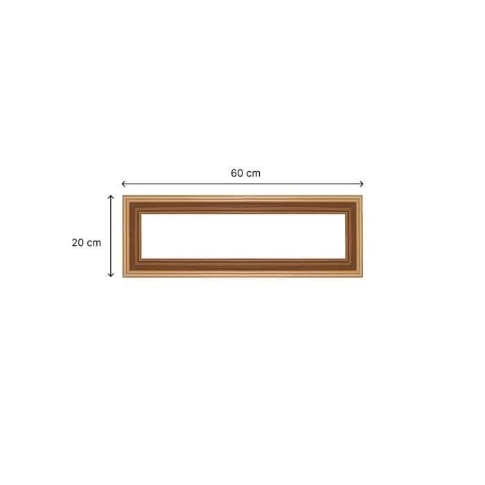 Marco moldeado - NORDLINGER PRO - 20 x 60 cm - 42 x 14 mm - FSC 100% 1