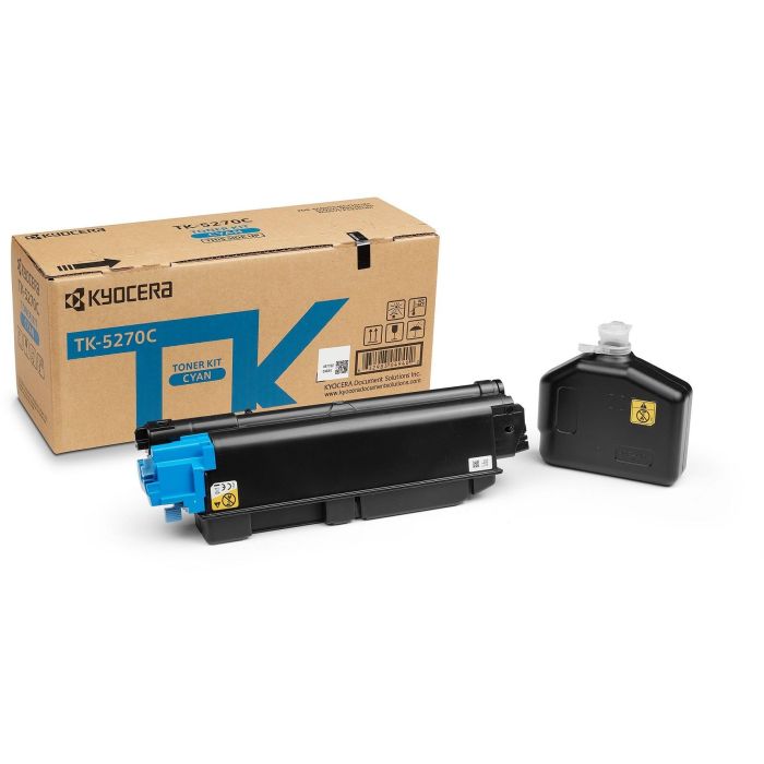 Kyocera-Mita Toner Cian Ecosys M6230 - 6630Cidn - Tk-5270C - 6.000 páginas 1 Kyocera-Mita Toner Cian Ecosys M6230 - 6630Cidn - Tk-5270C - 6.000 páginas 1