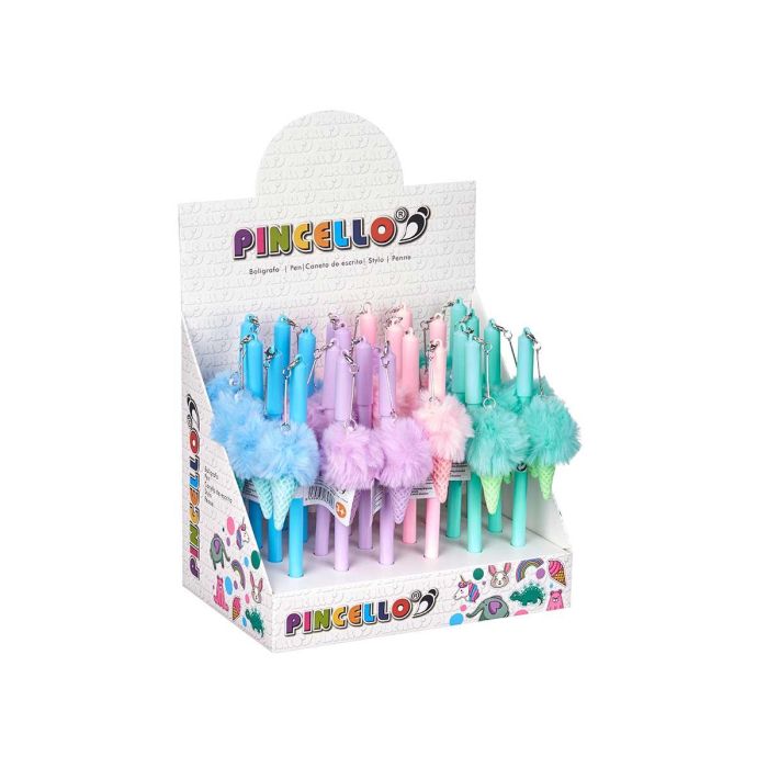 Boligrafo Pompon Helado Surtidos Pincello 4X18CM (48 Unidades) 2 Boligrafo Pompon Helado Surtidos Pincello 4X18CM (48 Unidades) 2
