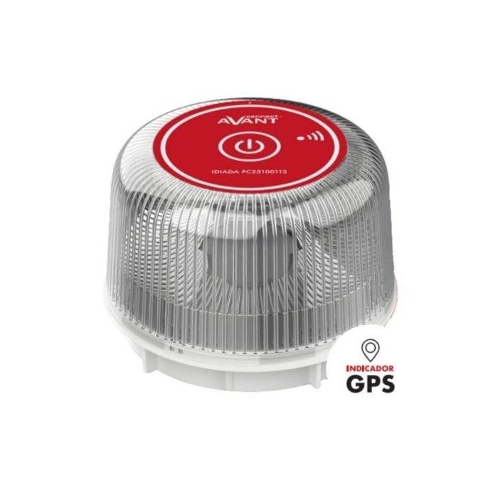 Luz baliza de emergencia para coche Avant V16 Connected AV1201/ Homologada/ Base Imantada/ Geolocalizable/ Funciona a Pilas 1