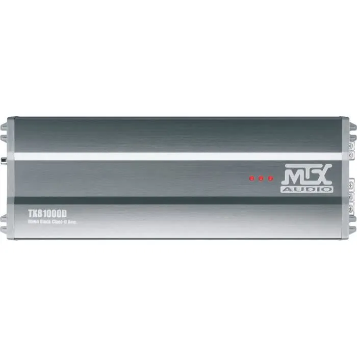 Mtx Audio TX81000D Amplificador Monobloque Clase-D 12V 1x1000W RMS Aluminio 1