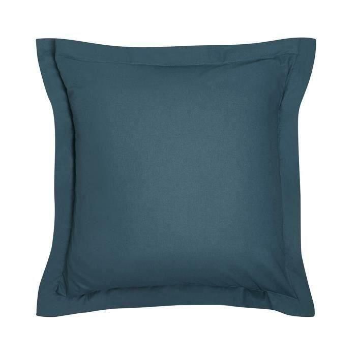 Concasa de almohada de almohada hoy esencial - 63 x 63+5 cm - 100% una algodón - pavo real Concasa de almohada de almohada hoy esencial - 63 x 63+5 cm - 100% una algodón - pavo real