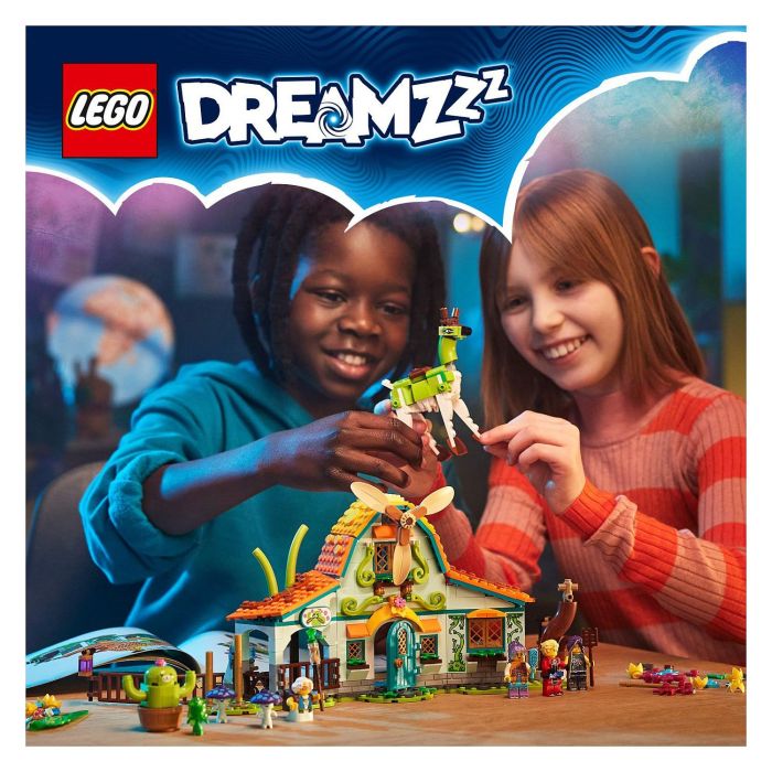 Lego DREAMZzz 71459 Establo de Criaturas de Ensueño, Juguete de Granja con Figura de Ciervo 2 en 1