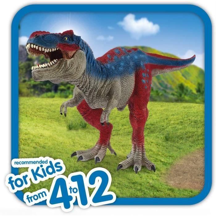 Caja Schleich - Tiranosaurio Rex azul - Dinosaurios 2 Caja Schleich - Tiranosaurio Rex azul - Dinosaurios 2