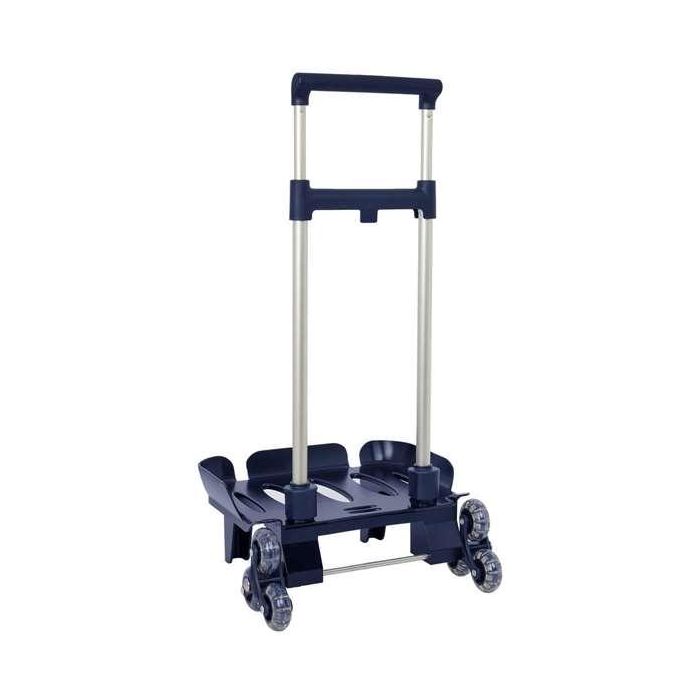 Safta Carro Portamochilas Plegable Triple Rueda Trolley Azul Marino 32x88x23,5 Cm Edad Mínima 3 Años 1 Safta Carro Portamochilas Plegable Triple Rueda Trolley Azul Marino 32x88x23,5 Cm Edad Mínima 3 Años 1