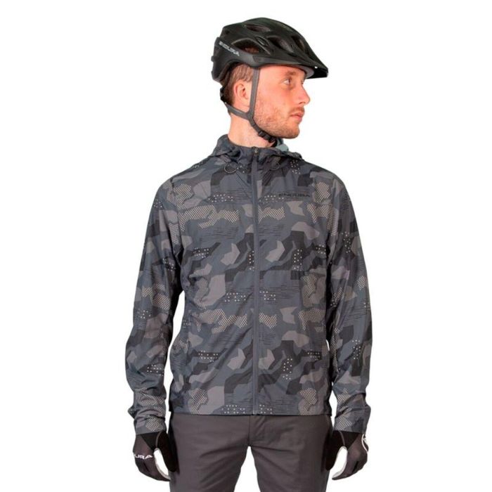 Chaqueta Deportiva para Hombre Endura Hummvee Windshell Gris oscuro Ciclismo L 3