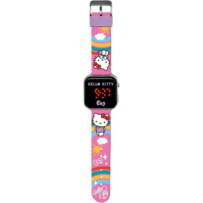 Kids Licensing Hk50201 Reloj Digital LED Hello Kitty para Niños, Función 24 Horas, Diseño Colorido con Hebilla Ajustable, +3 Años 0 Kids Licensing Hk50201 Reloj Digital LED Hello Kitty para Niños, Función 24 Horas, Diseño Colorido con Hebilla Ajustable, +3 Años 0
