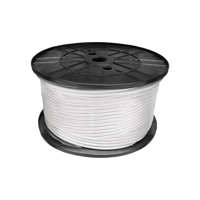 Cable Eléctrico Manguera Sediles Blanco 2 x 0,75 mm 400 m h05vvh2-f Bobina