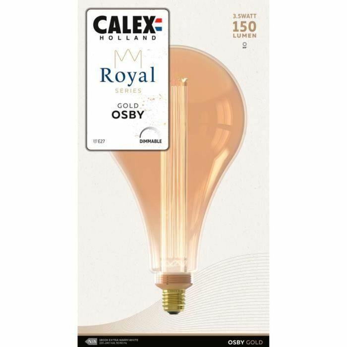 Bombilla LED E27 - CALEX - ROYAL OSBY - 3,5 W - 150 lm - 1800 K - Regulable - Oro 2