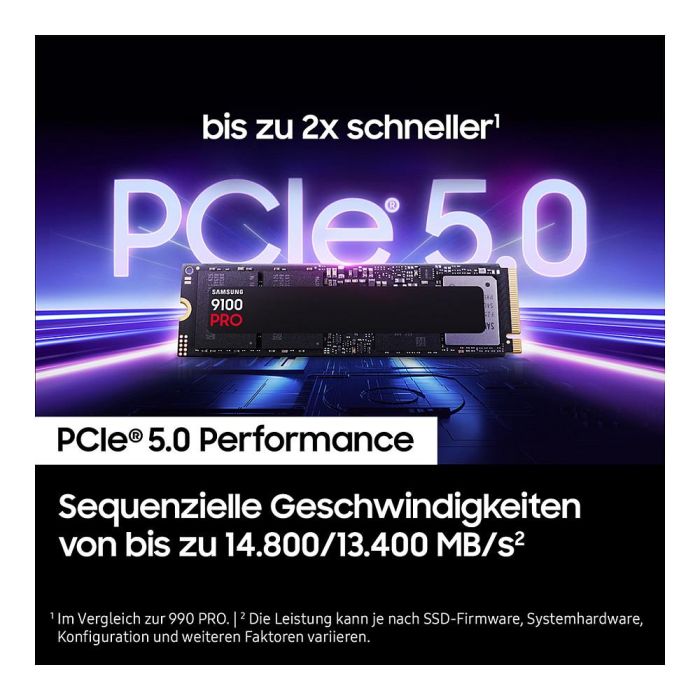 Samsung MZ-VAP4T0 4TB 9100 PRO NVMe PCIe 5.0 SSD M.2 2280 14800 MB/s 6 Samsung MZ-VAP4T0 4TB 9100 PRO NVMe PCIe 5.0 SSD M.2 2280 14800 MB/s 6