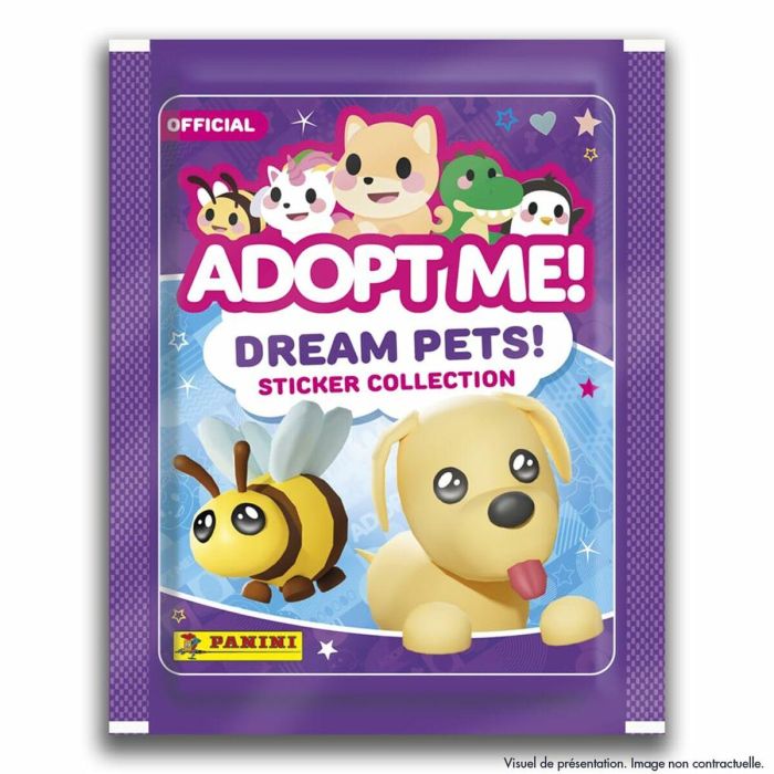 Panini PAN8051708021127 Paquete de inicio ¡Adoptame! Roblox - Álbum, 2 fundas, 1 tarjeta edición limitada, 10 pegatinas 1 Panini PAN8051708021127 Paquete de inicio ¡Adoptame! Roblox - Álbum, 2 fundas, 1 tarjeta edición limitada, 10 pegatinas 1