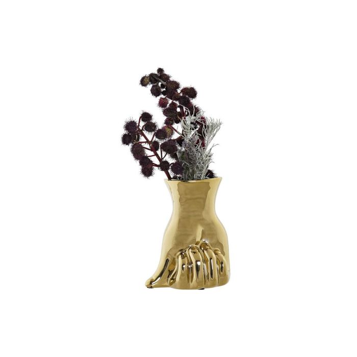 Jarron Glam DKD Home Decor Dorado 12 x 21 x 17 cm 2 Jarron Glam DKD Home Decor Dorado 12 x 21 x 17 cm 2