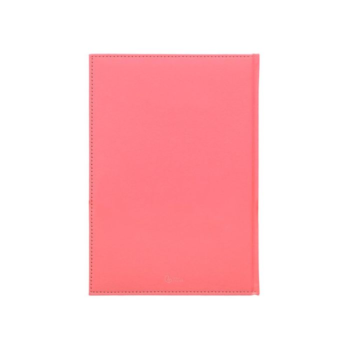 Agenda Encuadernada Liderpapel Creta 170x240 mm 2025 Dia Pagina Color Rosa Papel 70 gr 2