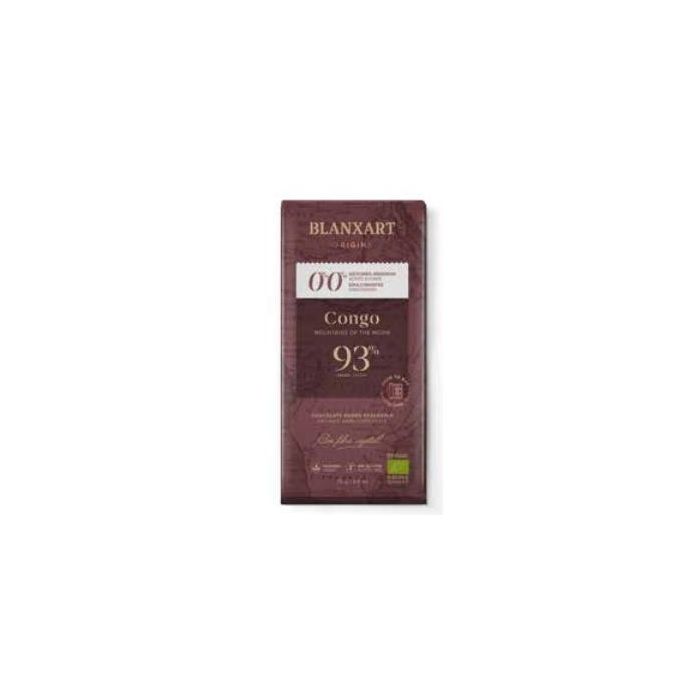 Chocolate Congo 93% S/Azucar S/ Edulcorante 75 Gr Eco Chocolate Congo 93% S/Azucar S/ Edulcorante 75 Gr Eco