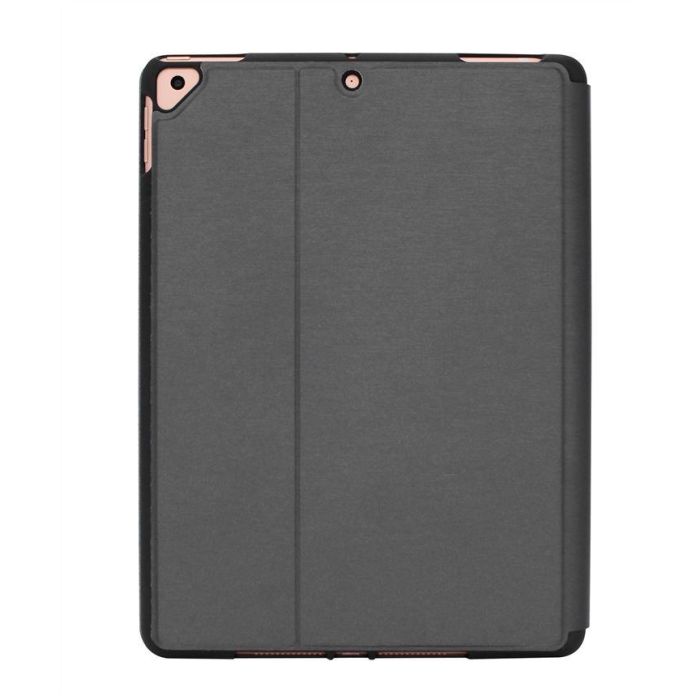 Elbe Funda FU-003 para iPad 10.2" 2020 Gris Espacial TPU y PU con Compartimento Apple Pencil 1